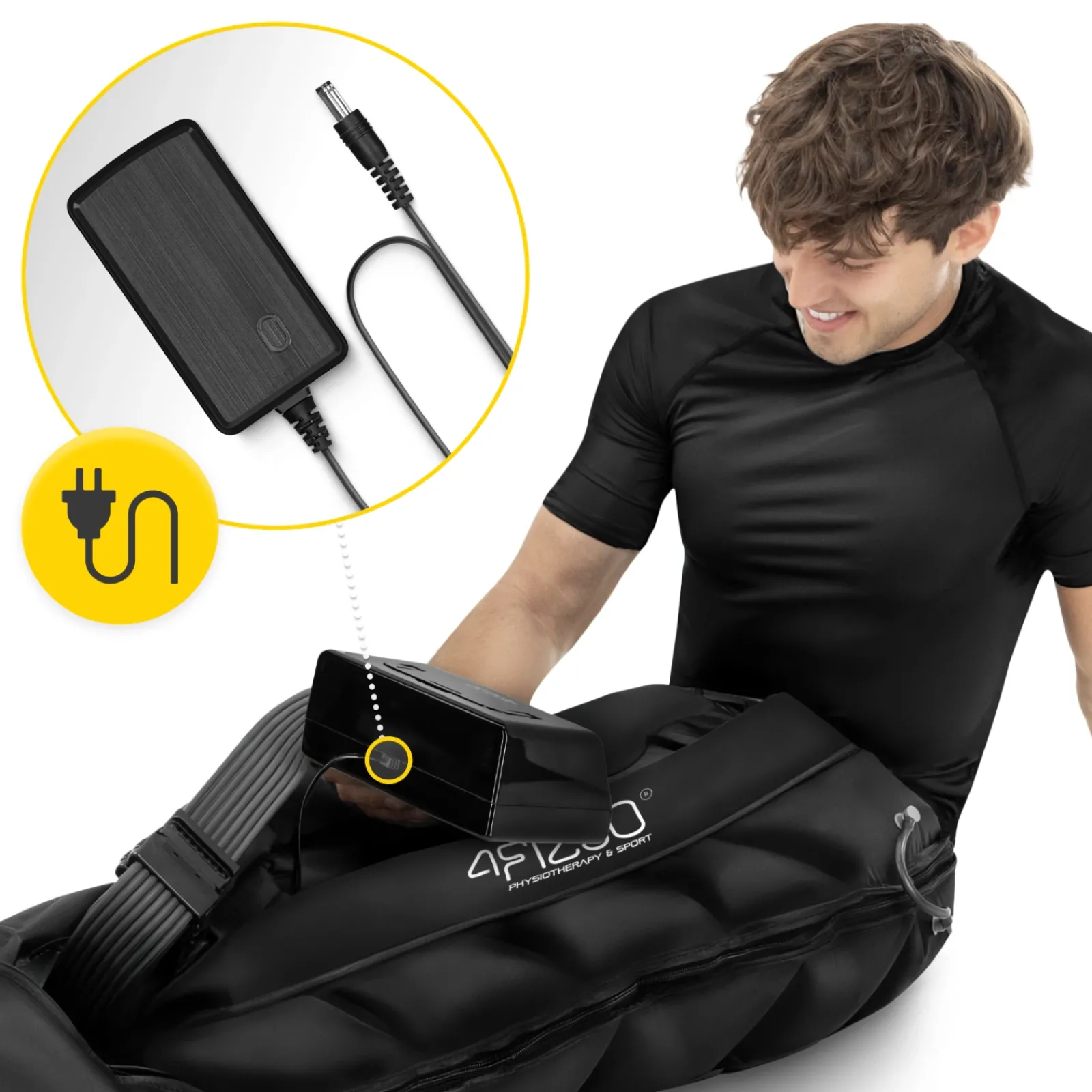 4FIZJO Aparat do drenażu limfatycznego Air Compression Therapy System MED C6 rozm. uniwersalny
