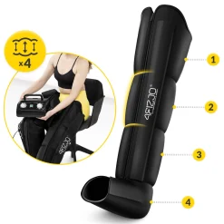 4FIZJO Aparat do drenażu limfatycznego Air Compression Therapy System STD C4 rozm. S/M Clearance