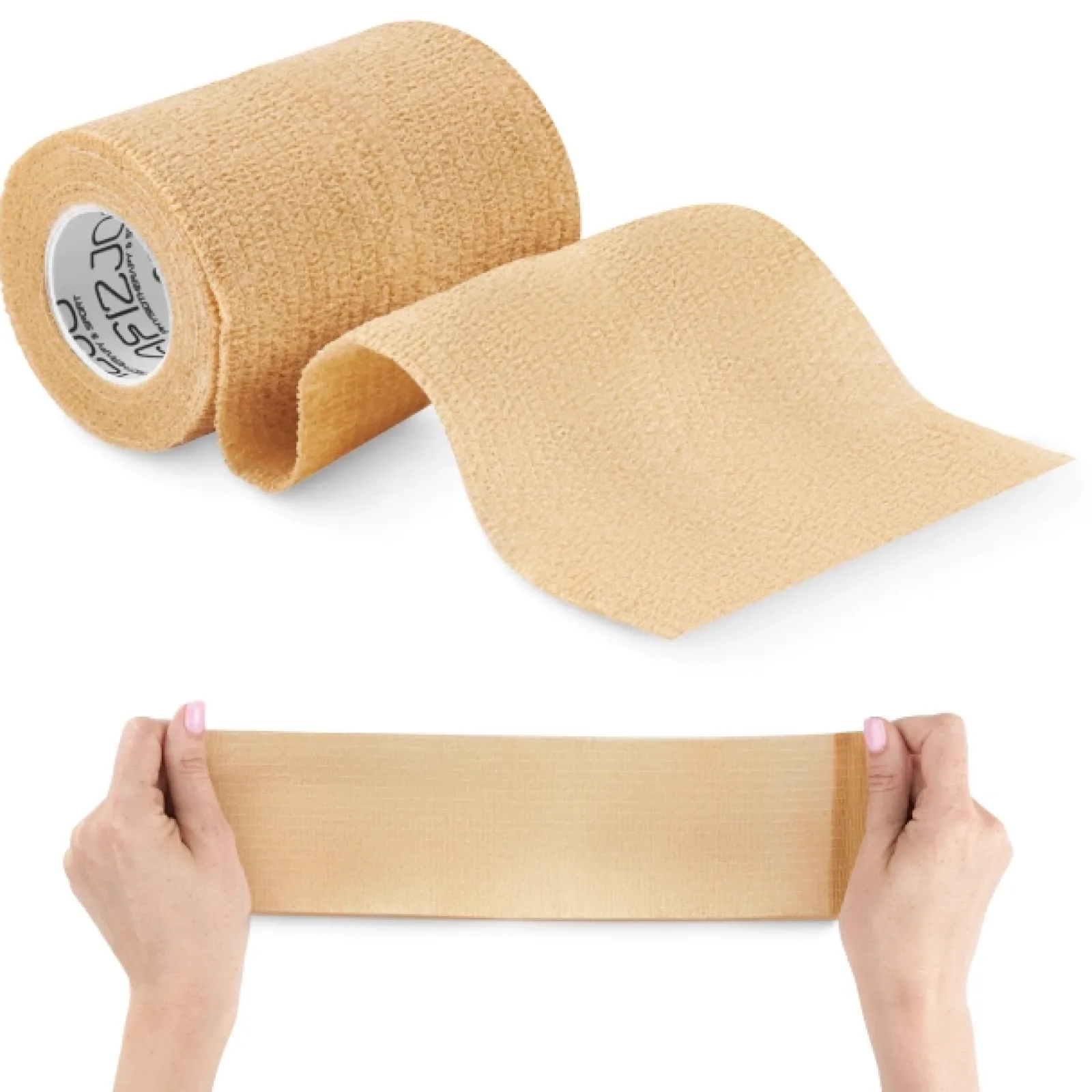 4FIZJO Bandaż kohezyjny samoprzylepny 4,5 m × 10 cm Beżowy Clearance
