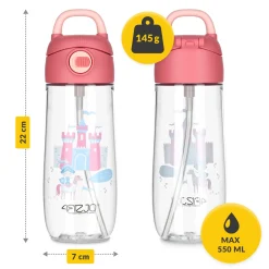 4FIZJO Butelka na wodę dla dzieci ZAMEK 550 ml Best