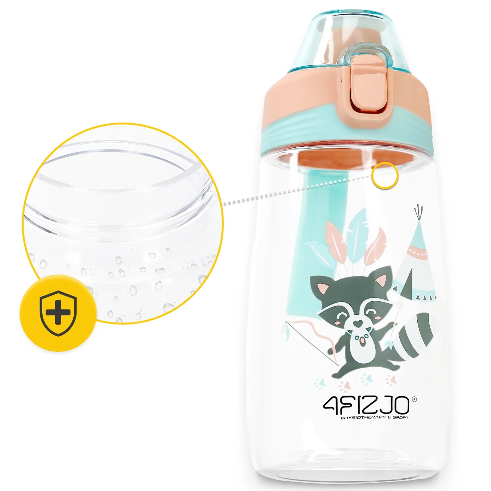 4FIZJO Butelka na wodę dla dzieci SZOP 500 ml Clearance
