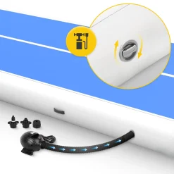 4FIZJO Ścieżka akrobatyczna AIR MAT PRO 10 x 2 x 0,3 m z pompką Clearance