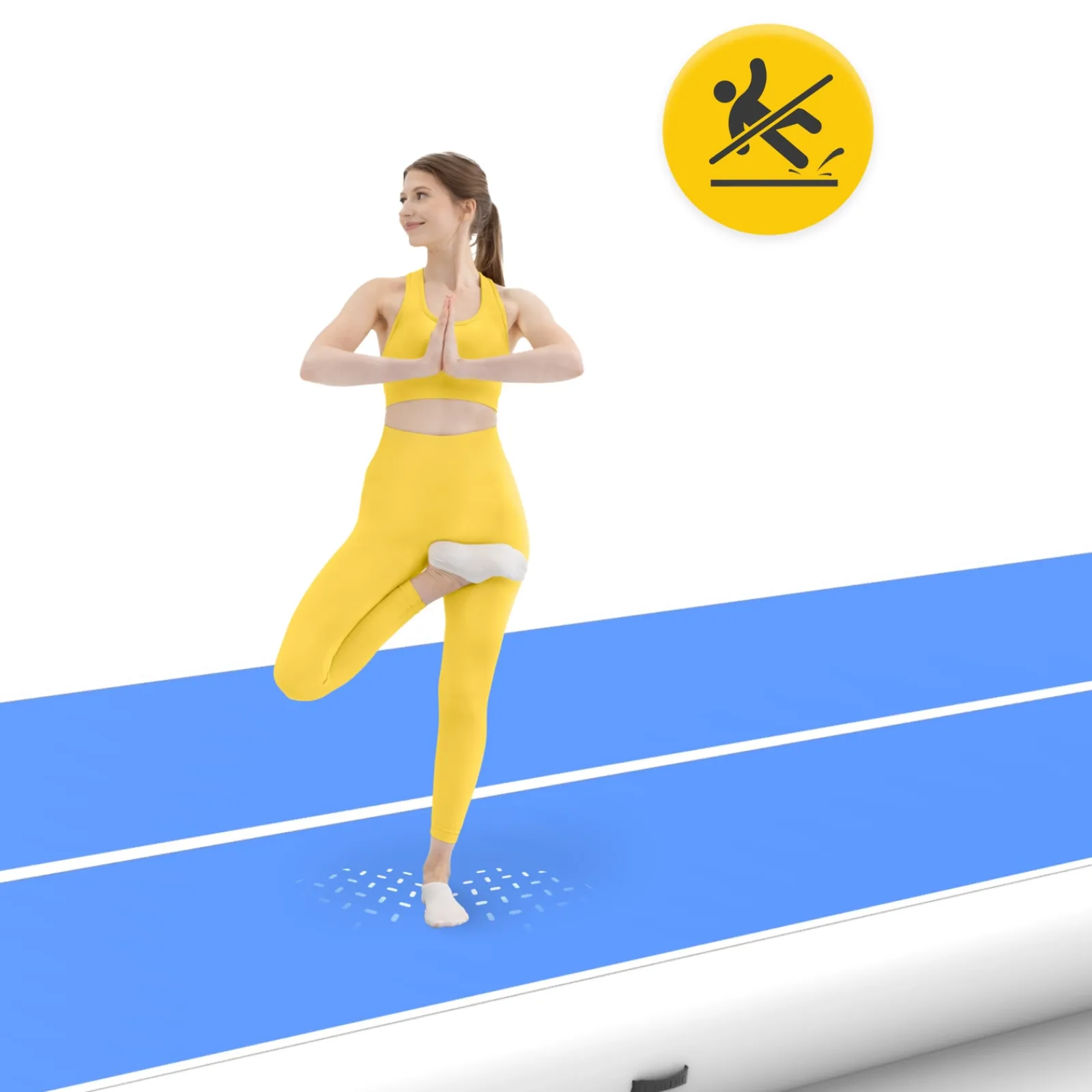 4FIZJO Ścieżka akrobatyczna AIR MAT PRO 10 x 2 x 0,3 m z pompką Clearance