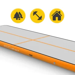 4FIZJO Ścieżka akrobatyczna AIR MAT 5 x 2 x 0,2 m z pompką Hot