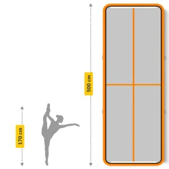 4FIZJO Ścieżka akrobatyczna AIR MAT 5 x 2 x 0,2 m z pompką Hot