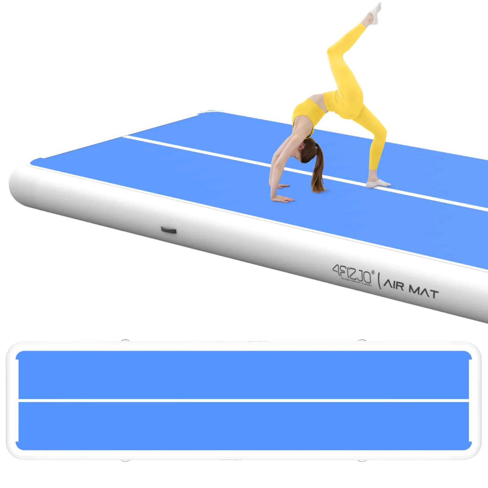 4FIZJO Ścieżka akrobatyczna AIR MAT PRO 8 x 2 x 0,3 m z pompką Discount