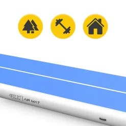 4FIZJO Ścieżka akrobatyczna AIR MAT PRO 8 x 2 x 0,3 m z pompką Discount