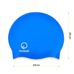 4FIZJO Czepek na basen unisex TSUNAMI PRO niebieski Sale