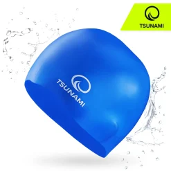 4FIZJO Czepek na basen unisex TSUNAMI PRO niebieski Sale