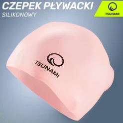 4FIZJO Czepek na basen unisex TSUNAMI różowy Outlet