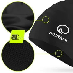 4FIZJO Czepek na basen unisex TSUNAMI czarny Hot