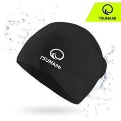 4FIZJO Czepek na basen unisex TSUNAMI czarny Hot