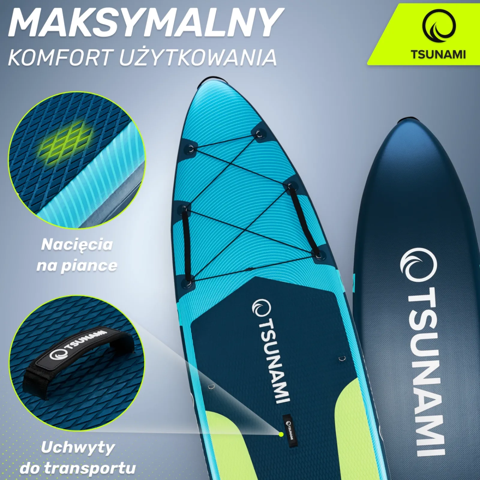 4FIZJO Deska SUP PRO TSUNAMI paddle board 350 cm T14 Sale