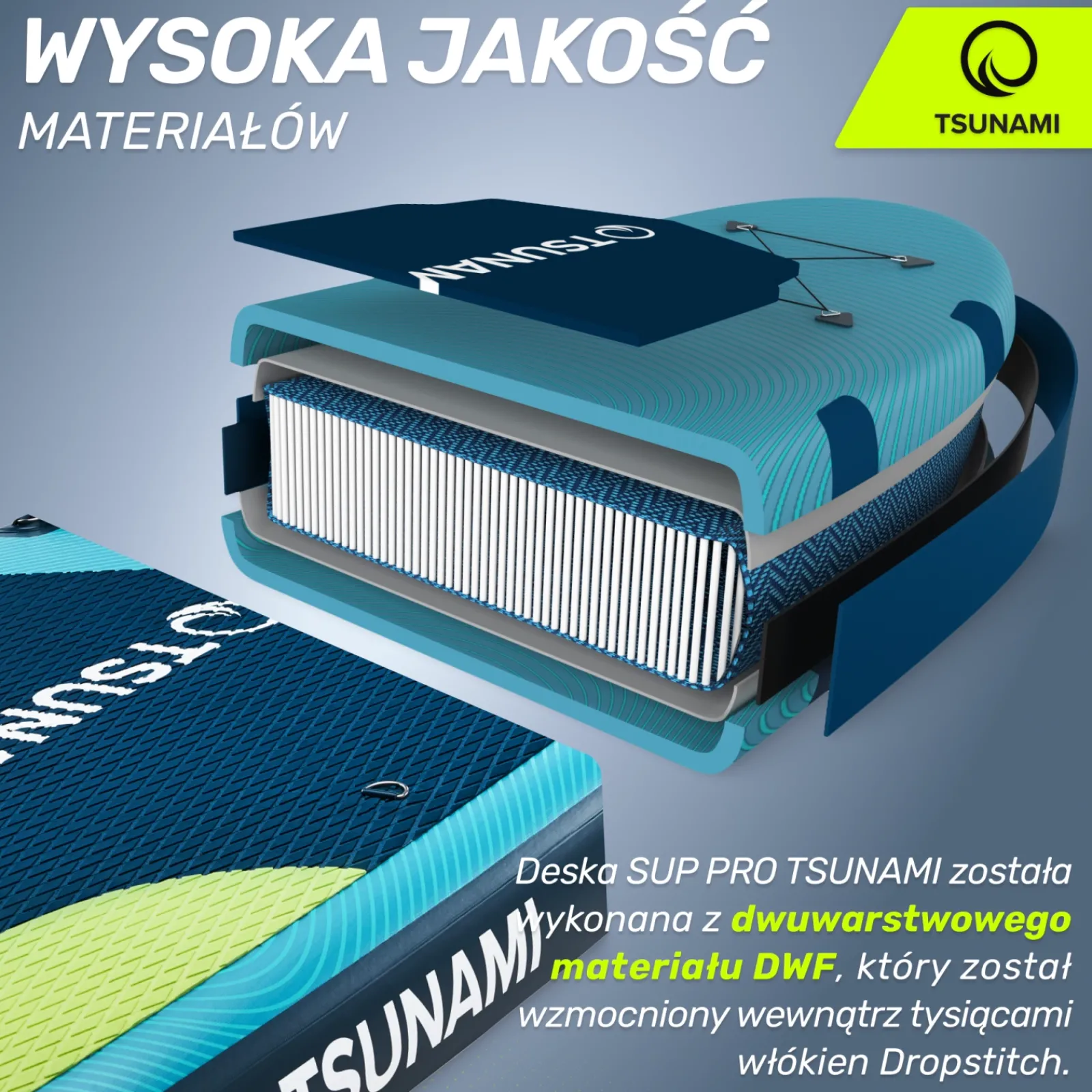 4FIZJO Deska SUP PRO TSUNAMI paddle board 350 cm T14 Sale