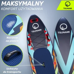 4FIZJO Deska SUP TSUNAMI paddle board 320 cm T08 Hot