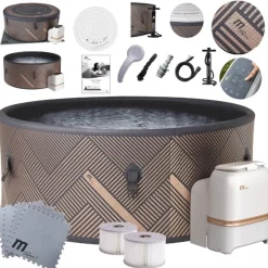 4FIZJO Dmuchane spa ogrodowe MSpa MONO ECO WIFI 6-osobowe Clearance