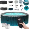 4FIZJO Dmuchane spa ogrodowe z podświetleniem MSpa STARRY 6-osobowe Sale