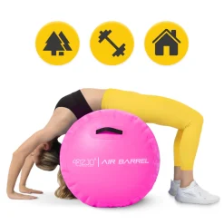 4FIZJO Dmuchany wałek gimnastyczny AIR BARREL 60 cm różowy Online