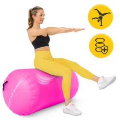 4FIZJO Dmuchany wałek gimnastyczny AIR BARREL 60 cm różowy Online