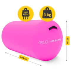 4FIZJO Dmuchany wałek gimnastyczny AIR BARREL 60 cm różowy Online