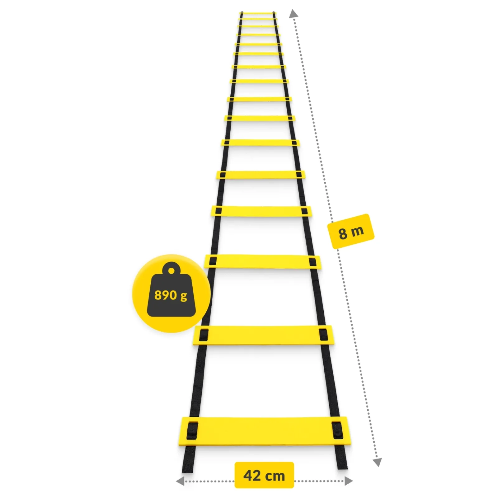 4FIZJO Drabinka treningowa piłkarska 8 m Sale
