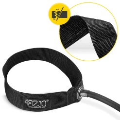 4FIZJO Drążek treningowy do pilatesu z ekspanderami czarny Best