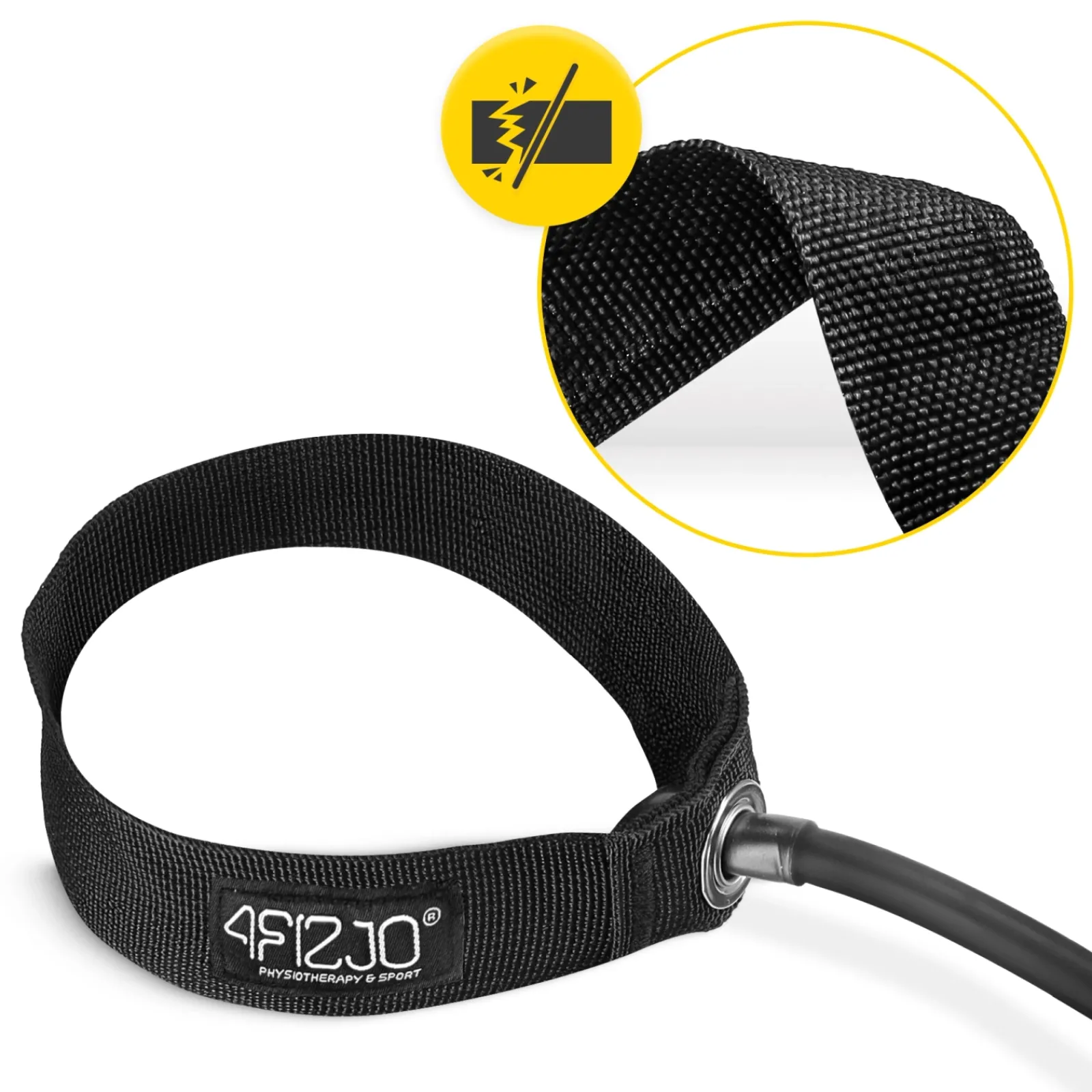 4FIZJO Drążek treningowy do pilatesu z ekspanderami czarny Best