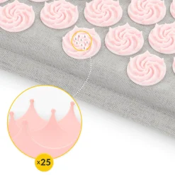 4FIZJO ECO Mata do akupresury z poduszką XL różowa New
