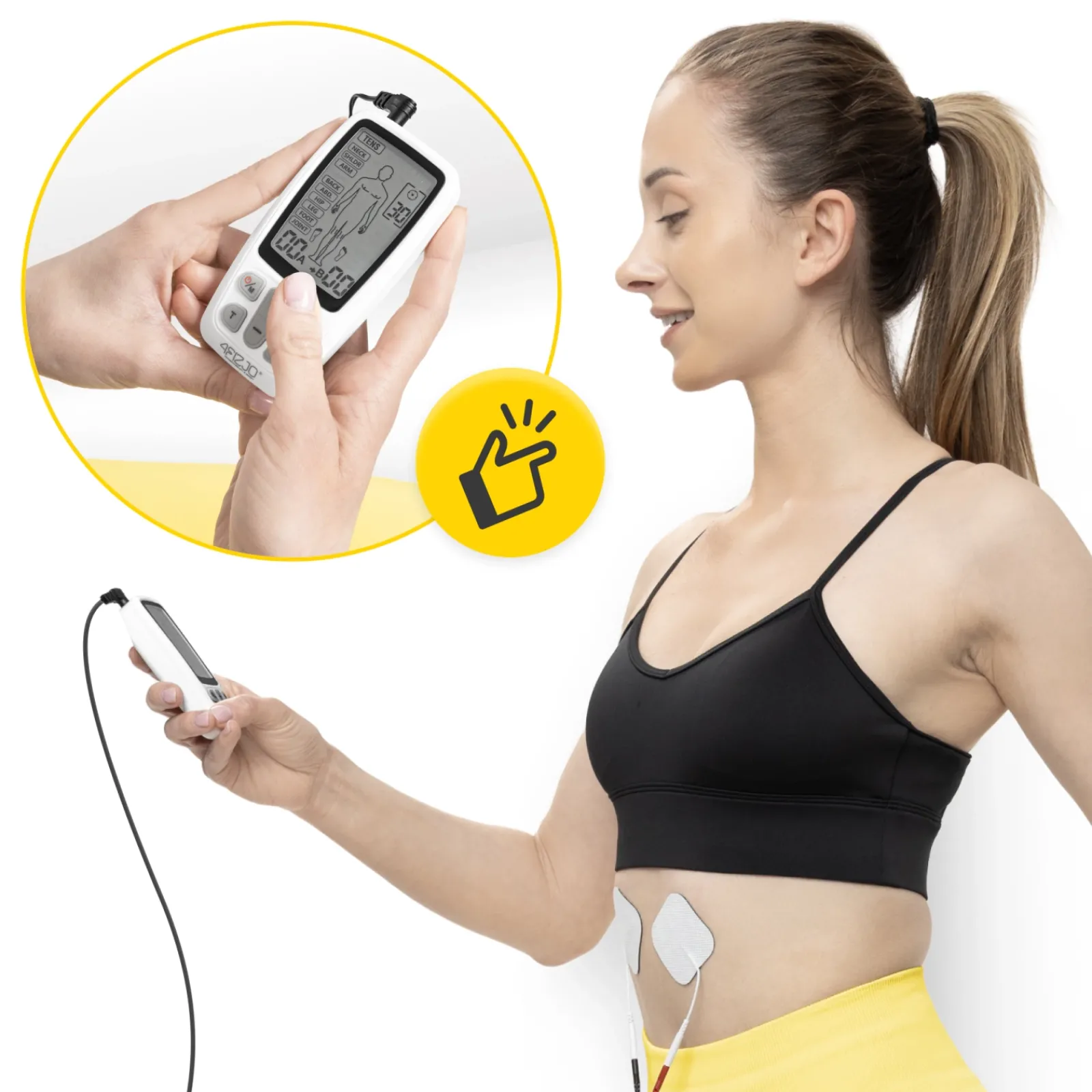4FIZJO Elektrostymulator mięśni MED+ Hot