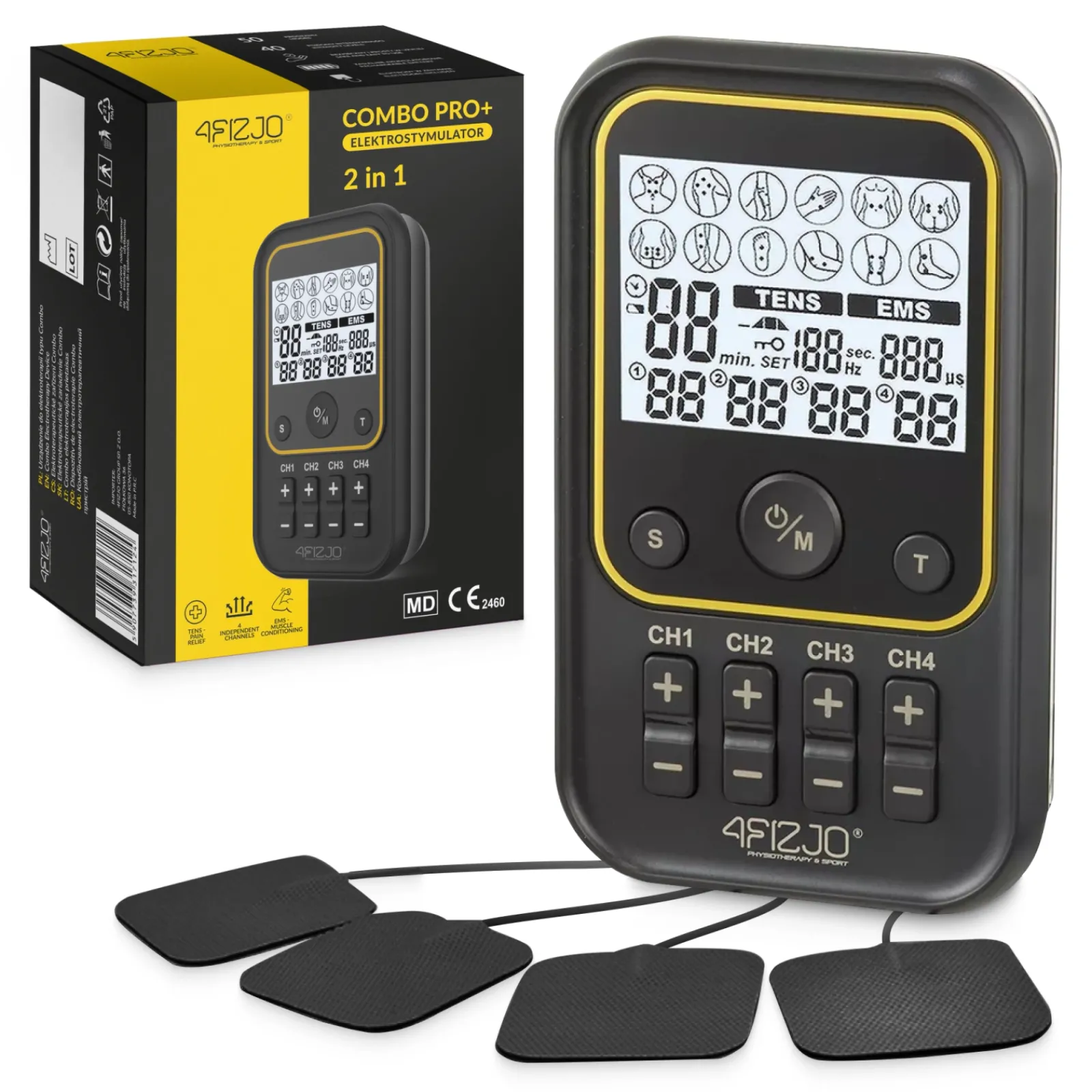 4FIZJO Elektrostymulator mięśni PRO+