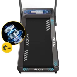 4FIZJO Elektryczna bieżnia domowa regulowana SPRINT S Hot