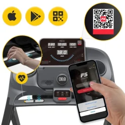 4FIZJO Elektryczna bieżnia domowa regulowana TM NERO S Discount