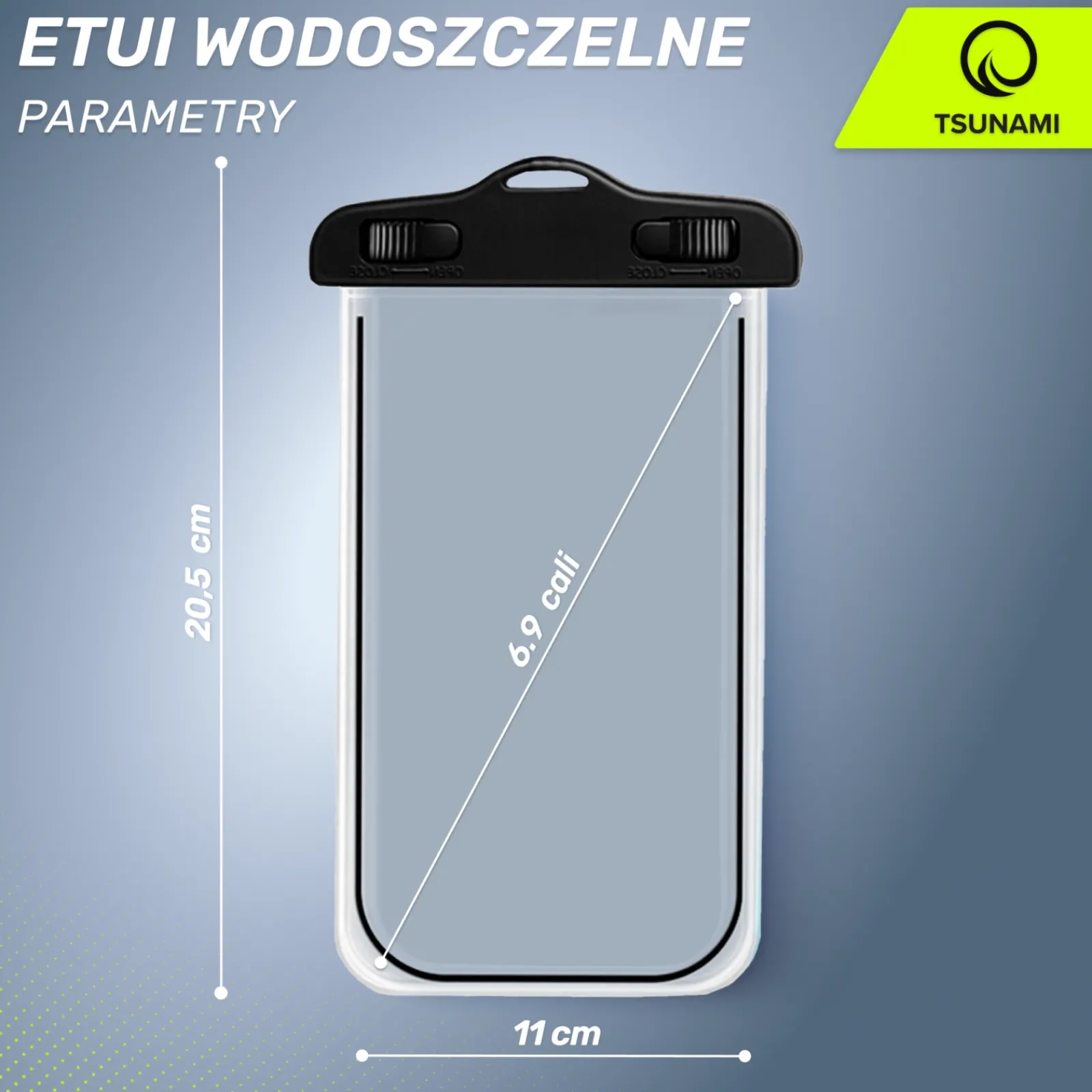 4FIZJO Etui wodoodporne na telefon TSUNAMI