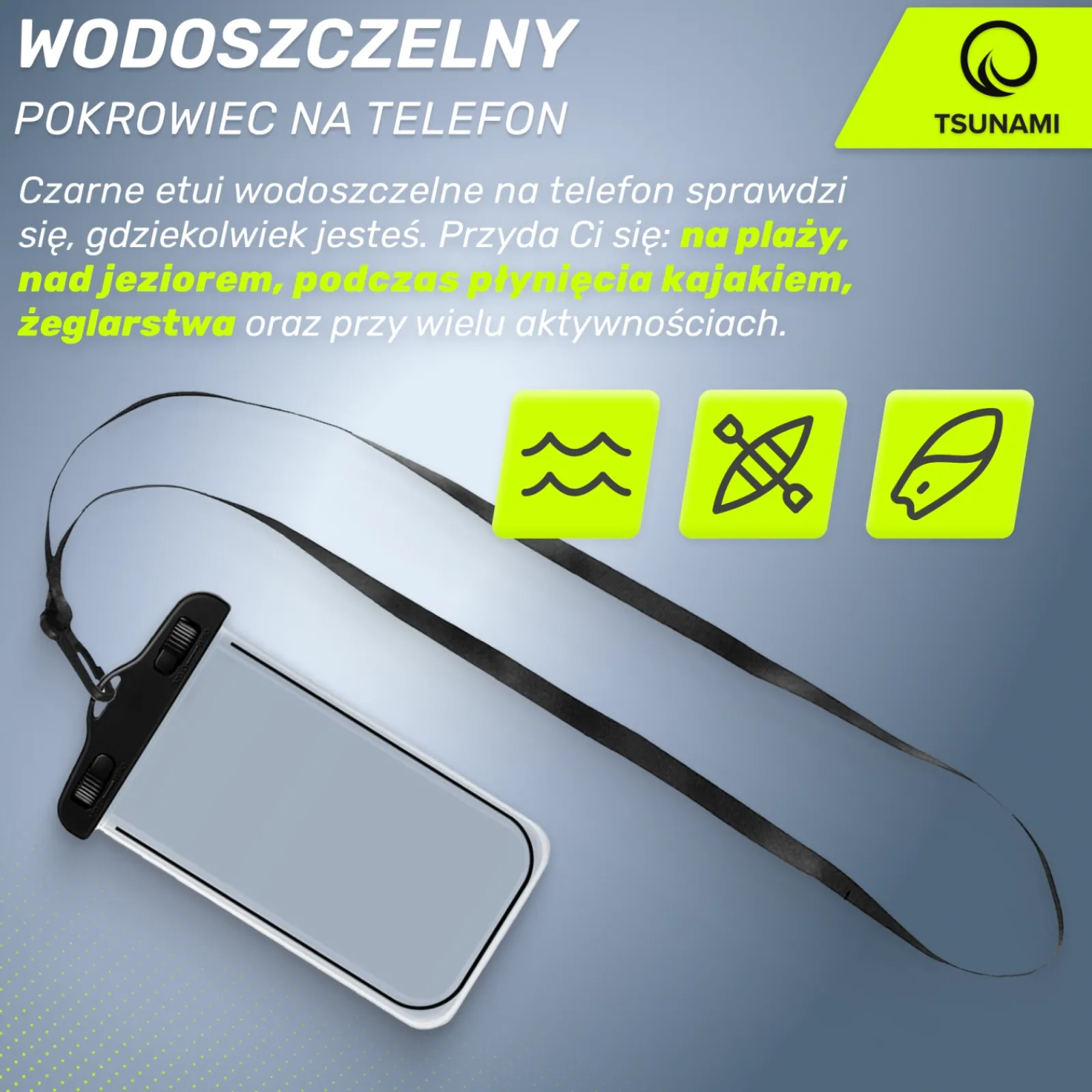 4FIZJO Etui wodoodporne na telefon TSUNAMI