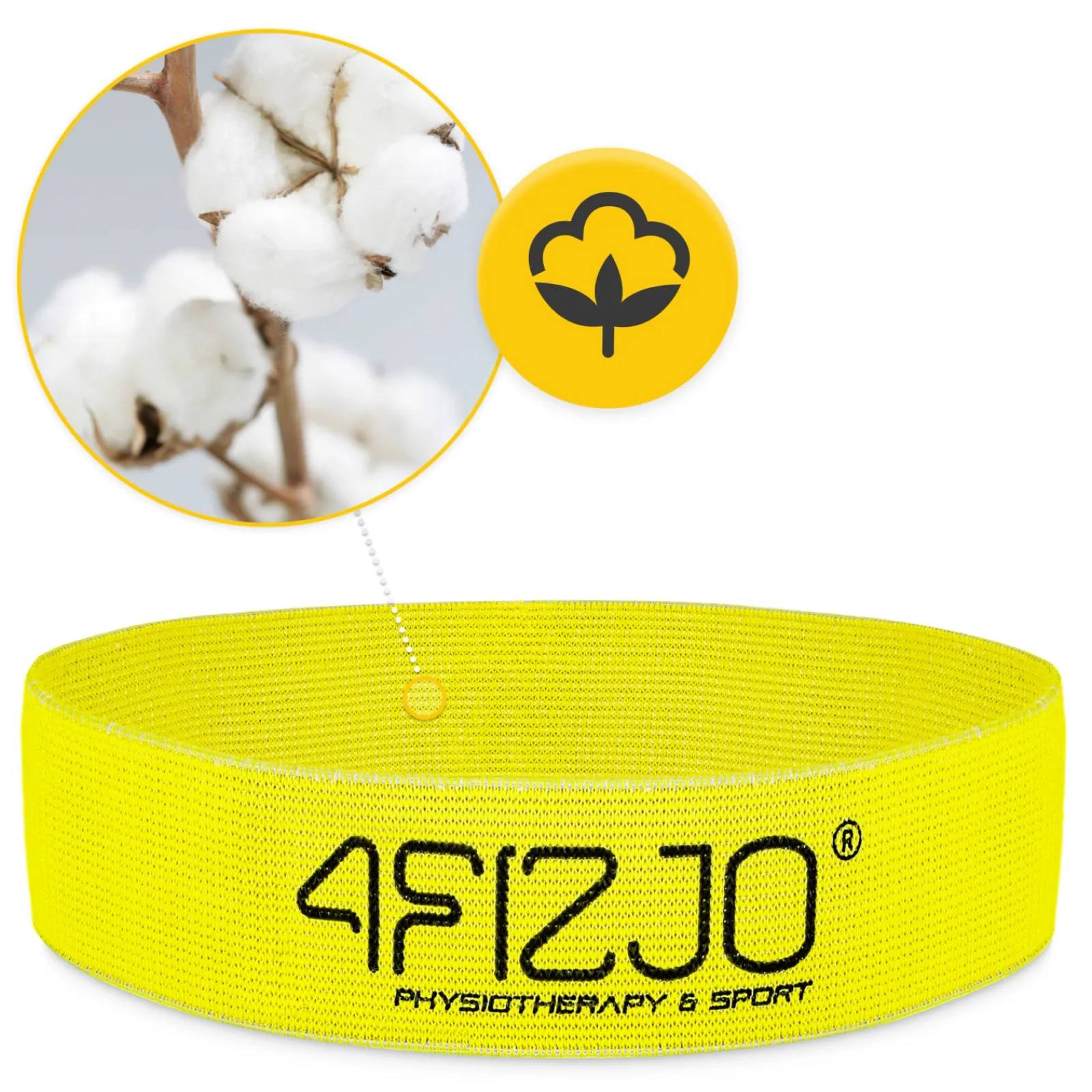 4FIZJO Guma materiałowa do ćwiczeń FLEX BAND 23-29 kg Hot