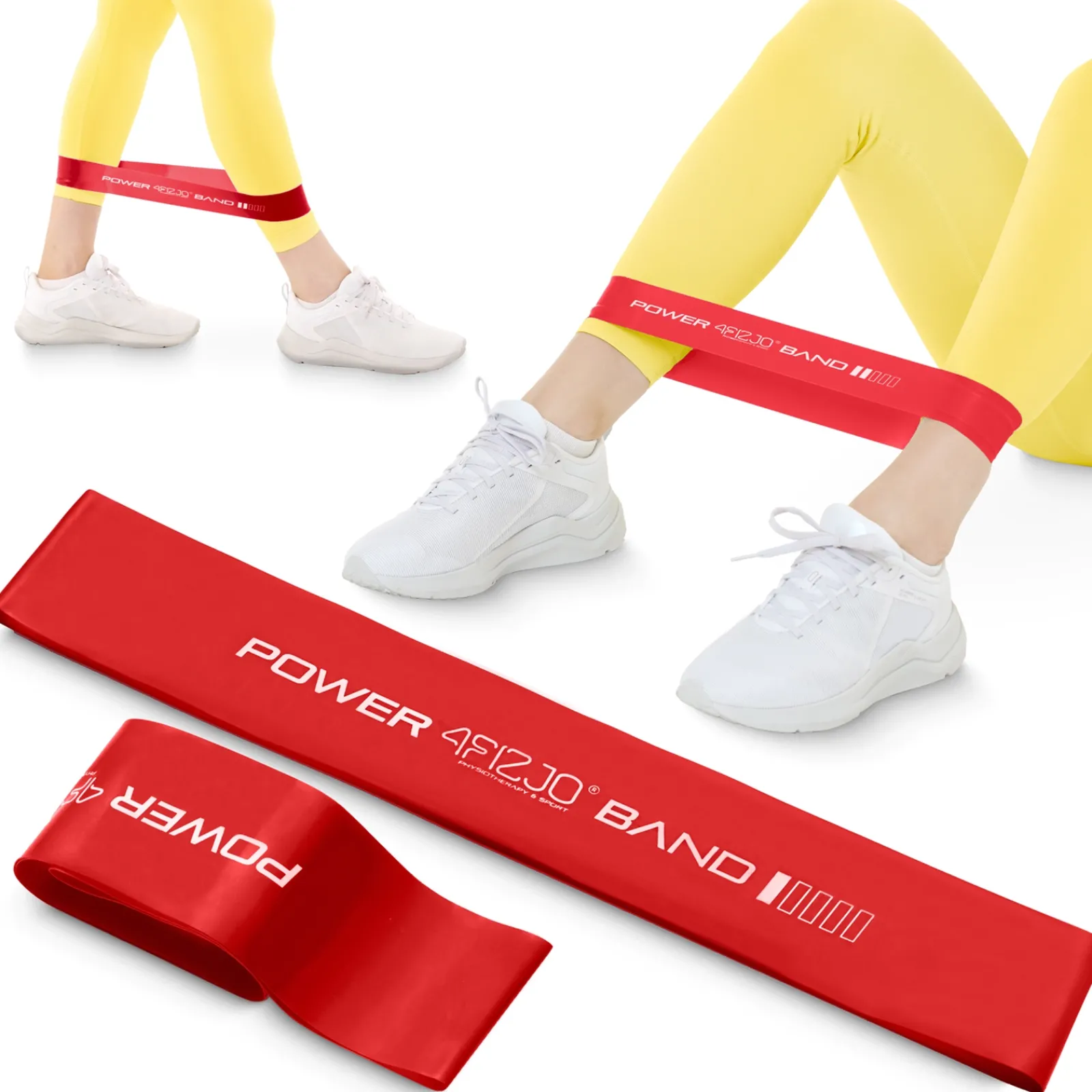 4FIZJO Guma oporowa do ćwiczeń MINI POWER BAND 0,4 mm