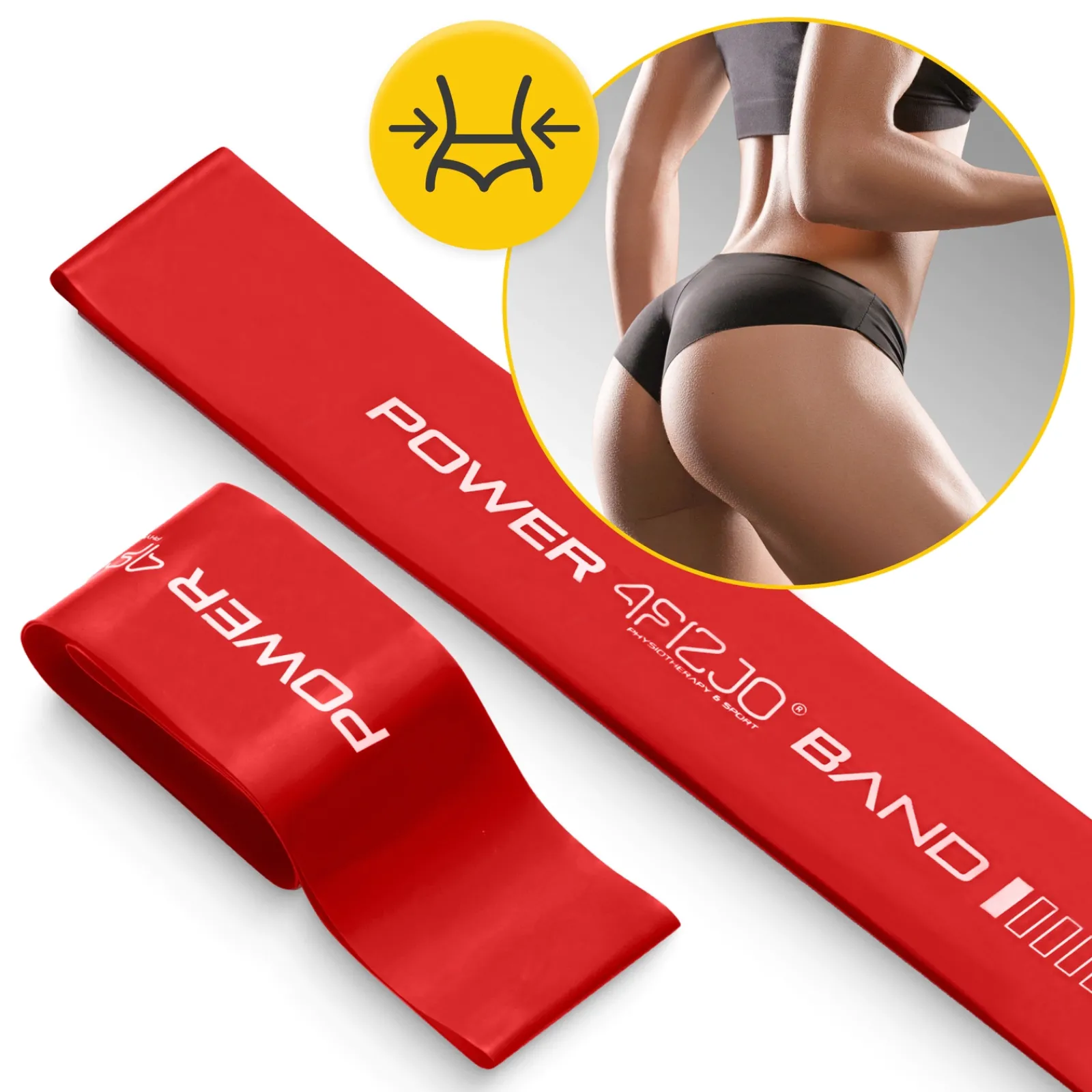 4FIZJO Guma oporowa do ćwiczeń MINI POWER BAND 0,4 mm
