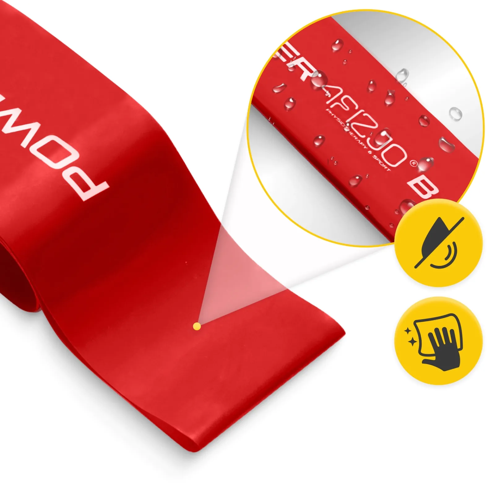 4FIZJO Guma oporowa do ćwiczeń MINI POWER BAND 0,4 mm