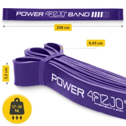 4FIZJO Guma oporowa do ćwiczeń POWER BAND 17-26 kg Hot