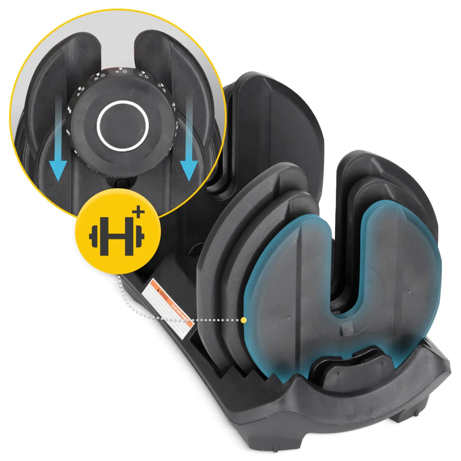 4FIZJO Hantel regulowany do ćwiczeń Premium 40 kg New