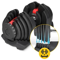 4FIZJO Hantel regulowany do ćwiczeń Premium 40 kg New
