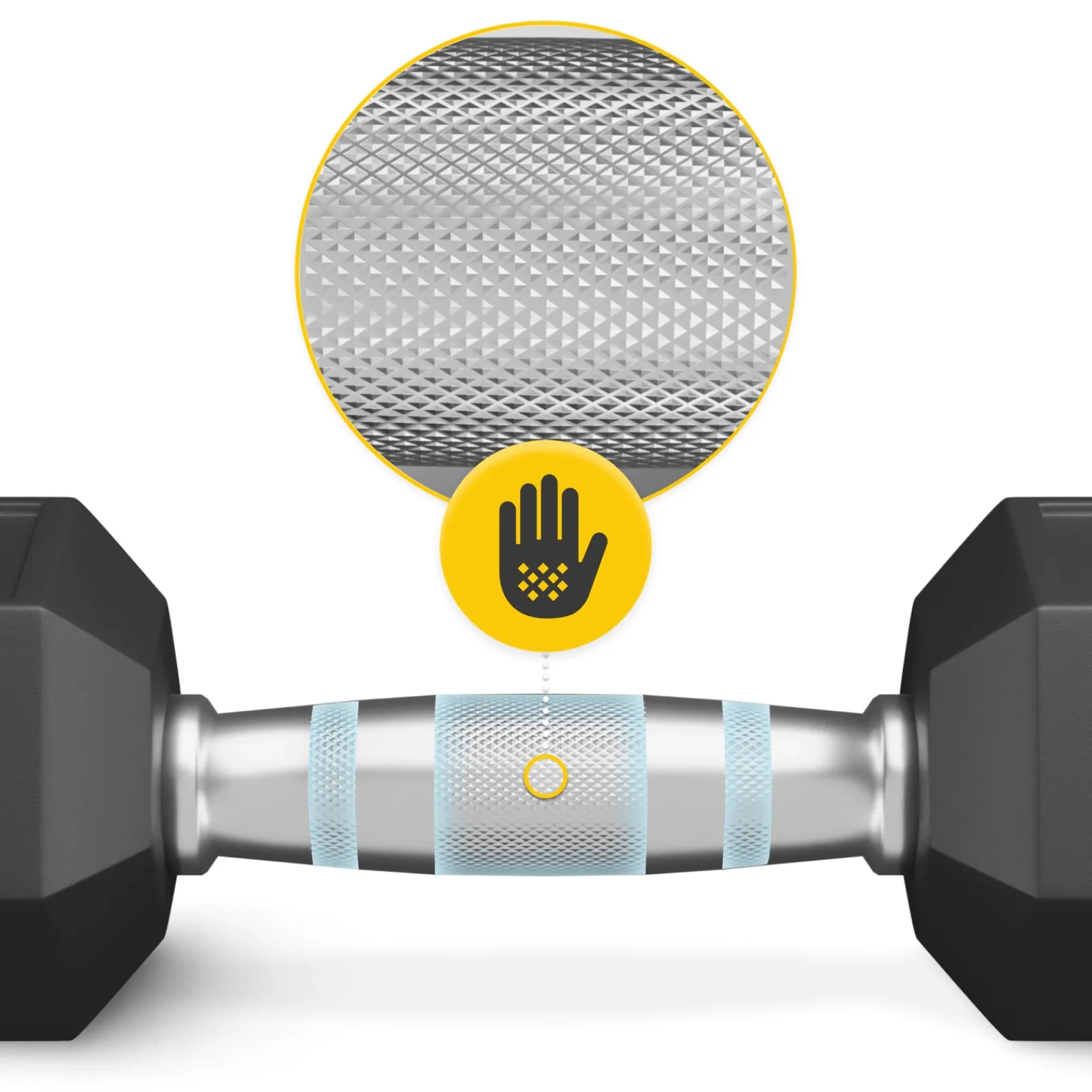 4FIZJO Hantel stalowy HEX 1 x 25 kg Online