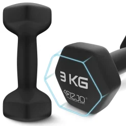 4FIZJO Hantelki żeliwne do ćwiczeń Classic 2 x 3 kg New