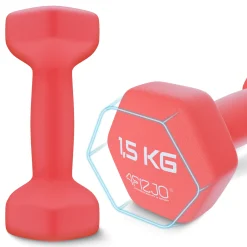 4FIZJO Hantelki żeliwne do ćwiczeń Classic 2 x 1,5 kg Hot