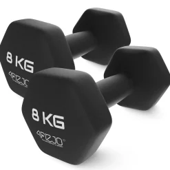 4FIZJO Hantelki żeliwne do ćwiczeń Classic 2 x 8 kg Outlet