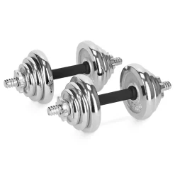 4FIZJO Hantle stalowe zestaw w walizce 20 kg Best