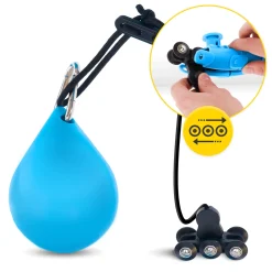 4FIZJO Hula Hop z obciążeniem i masażem niebieskie Sale