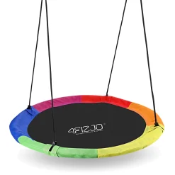 4FIZJO Huśtawka ogrodowa dla dzieci XXL Bocianie Gniazdo 120 cm Wielokolorowy Online