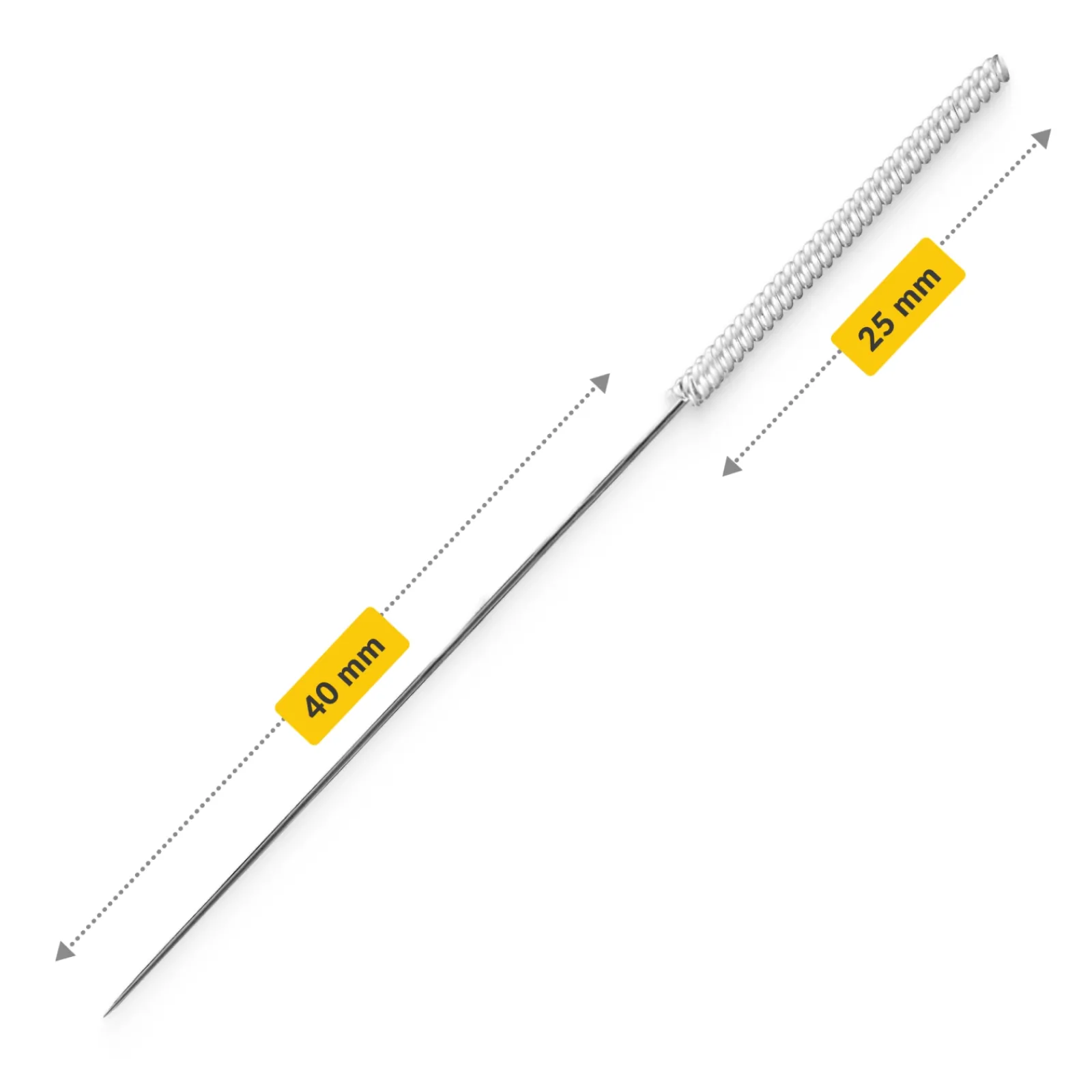 4FIZJO Igły do akupunktury z prowadnicą 100 szt. 0,3 x 75 mm Outlet