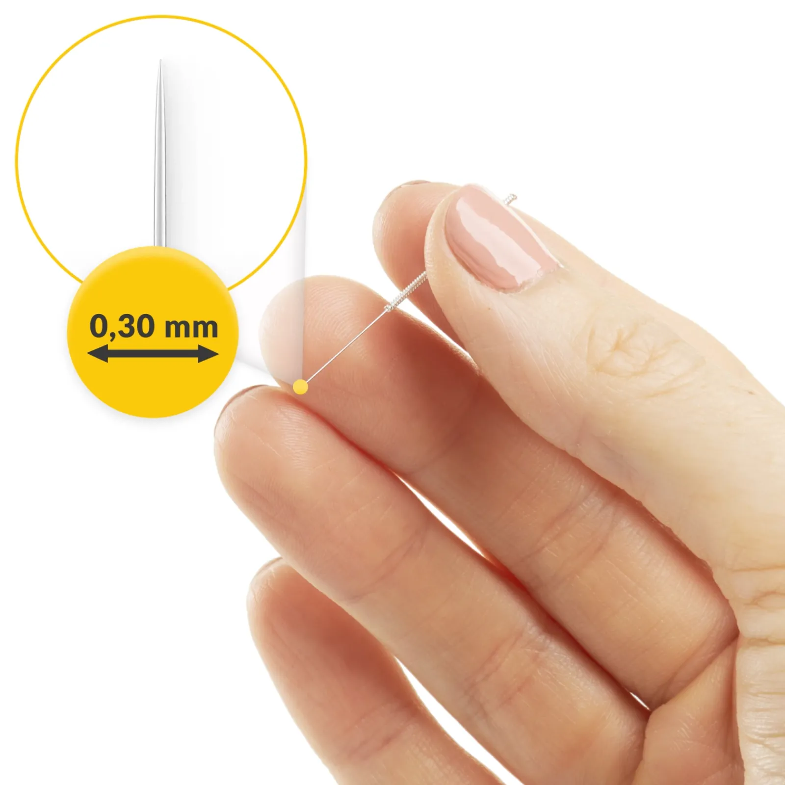 4FIZJO Igły do akupunktury z prowadnicą 100 szt. 0,3 x 75 mm Outlet